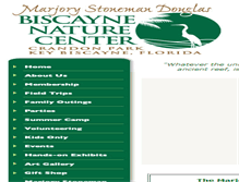 Tablet Screenshot of biscaynenaturecenter.org